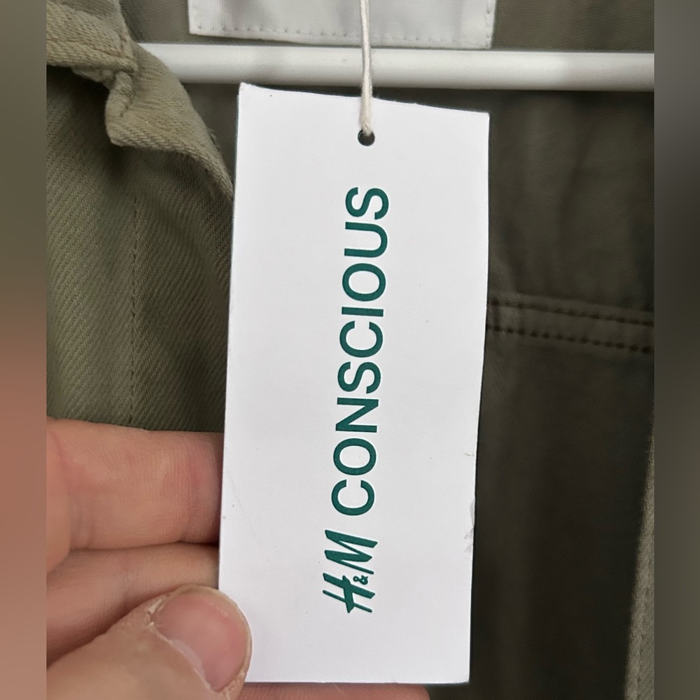 H&M | Olive Khaki Utility Jacket | Size XXS - Picture 4 of 8